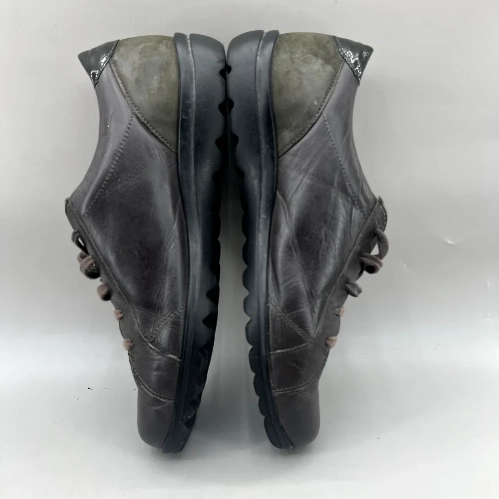 Mephisto Camilia Mobils Ergonomic Shoes Women's Size 7.5 Brown Graphite Side Zip
